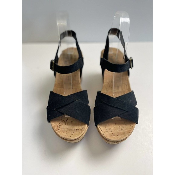 KorkEase Shoes Kork Ease Myrna 2 Black Leather Ankle Strap